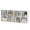 White, variant on Costway 8-Cube Bookcase Bookshelf with 2 Anti-Tipping Kits Storage Organizer Rustic Brown