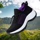 thumbnail image 4 of Mocasines informales para mujer, zapatillas deportivas informales para suministros al aire libre (40 negro morado) Ehuebsd Para Estrenar, 4 of 7