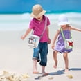thumbnail image 4 of Beach Toy Mesh Bag Kids Shell Collecting Bag,mesh Seashell Bags For Kids,2 Pack Cute Cartoon Beach Sand Toy Totes For Holding Shells, 4 of 4