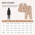 thumbnail image 4 of Fotbe Cow Spots And Disco Ball Pattern Long Sleeve Pajama Set for Women,Sleepwear Set,2-piece Loungewear Set,Soft PJs Comfy Nightwear with Pockets -Medium, 4 of 7