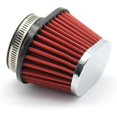 thumbnail image 4 of New Arrivals 1Pcs Universal Round Tapered Car Air Filter 51mm 2 inch Intake Filter-Red, 4 of 6