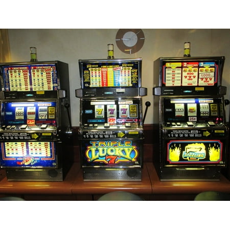 - Canvas Print Slot Machines Casino Jackpot Gambling Stretched Canvas 10 x 14