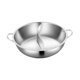 thumbnail image 3 of Olla Shabu Shabu de acero inoxidable con divisor, olla para cocinar, dividida 34 cm, 3 of 9