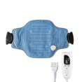 thumbnail image 1 of （Blue-UK Plug）Winter Electric Heated Belt Lumbar Back Heating Pad With 6 Heat Settings For Pain Relief, 1 of 4