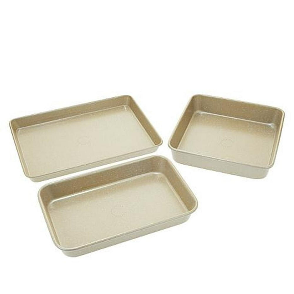 Curtis Stone DuraBake 3piece Bakeware Set Model 642136Refurbished