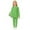 Green, variant on Long Sleeve Top with Dress and Pants Combo, Toddler Girls Two Piece Outfit, Soft Color Casual Daily Wear for Baby Female Kids Winter Loose Soft Sets