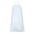 thumbnail image 5 of SMihono Robes Bohémiennes d'Été pour Femmes Grande Taille Mode Aguichant Sans Manches Col Rond Ample Robe Irrégulière, 5 of 5