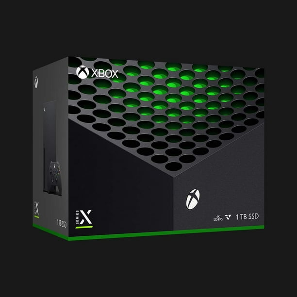 Ensemble de console de jeu Xbox Series X 2020 le plus récent - Xbox noire  SSD 1 To avec deux manettes sans fil Xbox 