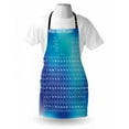 thumbnail image 3 of Science Apron Chemistry Element Table Modern Image with Blue Attentive Backdrop Art, Unisex Kitchen Bib Apron with Adjustable Neck for Cooking Baking Gardening, Aqua Sky and Baby Blue, by Ambesonne, 3 of 3