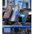 thumbnail image 3 of Wireless Car Charger with Phone Holder Mount, Auto-Clamping Car Mount 15W/10W/7.5W Fast Charging Air Vent Car Phone Mount for iPhone, Samsung, Google, LG, etc, 3 of 10