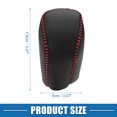 thumbnail image 5 of Unique Bargains Gear Shifting Knob Cover Automatic Transmission Lever Trim for Lexus GS 300 2018-2019 Black Red, 5 of 6