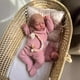thumbnail image 1 of Lifelike Reborn Baby Dolls - Set de Regalo de 19 Pulgadas de Sonrisa Dulce para Recién Nacida Durmiendo con Accesorios de Juguete para Niños de 3 Años en Adelante, 1 of 3