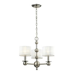 

31-BEL-1664667-Bailey Street Home-3-Light Polished Nickel Matte Nickel Finish Chandelier- 17X19