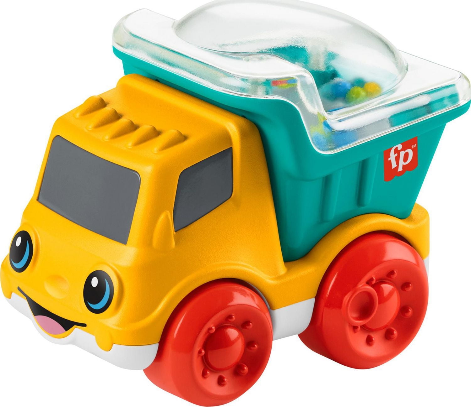Fisher-Price Camion-benne Roulis-Boulis, jouet à pousser