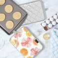 thumbnail image 5 of Yayeee Pot Holders Kitchen Heat Resistant with Pocket 7"x9.8" Cotton Oven Cooking Hot Pads, Floral Orange, 5 of 7