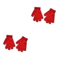 thumbnail image 3 of Minnieouse 1 par de guantes para niños Práctico Simple Práctico cubierta de mano Accesorio de ropa con color sólido para ropa de invierno Rojo Rojo 2piezas Minnieouse CBP201979, 3 of 6