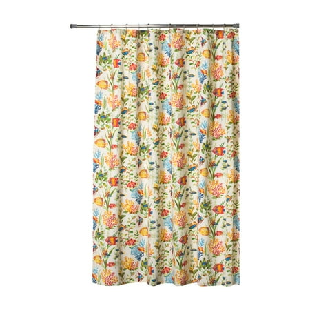 Thomasville At Home West Bay Cotton Extra Long Shower Curtain