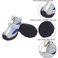 thumbnail image 4 of piezas de zapatos deportivos antideslizantes para mascotas, zapatillas de deporte duables para todas las estaciones, protectores de patas reflectantes para exteriores para perros pequeños MFZFUKR CPB-DE-LYY2170-4, 4 of 5