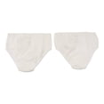 thumbnail image 2 of Pantaletas Baby Creysi para Niña Varios Modelos Blanco 2 Piezas Talla ECH, 2 of 4