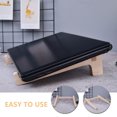 thumbnail image 3 of VERDANVERSE Support d'Ordinateur Portable en Bois pour la Rentrée Scolaire, Usage Domestique, Matériau en Bois Réutilisable Naturel Kaki, Réduit la Fatigue du Cou, 7.8 Pouces, 3 of 8