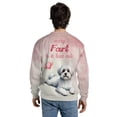 thumbnail image 5 of Every Fart is Love Note Maltese Guilty Face Happy Valentine's All Over Print 3D Sweatshirt Unisex Merch Maltese Dog Lover Gifts Idea - 01016, 5 of 6