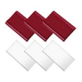 thumbnail image 2 of TidBay 3Pcs Rectangle Tablecloth And Satin Table Runner 108 Inch Folding Plastic Tablecloths Stain Resistant Table Cover for Parties Weddings Restaurants, 2 of 8