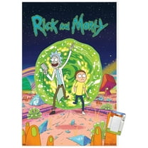 Rick And Morty - Cover Wall Poster, 22.375" x 34"