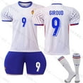 thumbnail image 3 of 2425 French Away European Cup Jersey No. 10 Mbapi Football Clothes 7 Girizman 9 Giloo Team Uniform, 3 of 9
