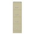 thumbnail image 3 of Hirsh 26.5" Deep 4 Drawer Letter Width Vertical File Cabinet, Commercial Grade, Putty, 3 of 8