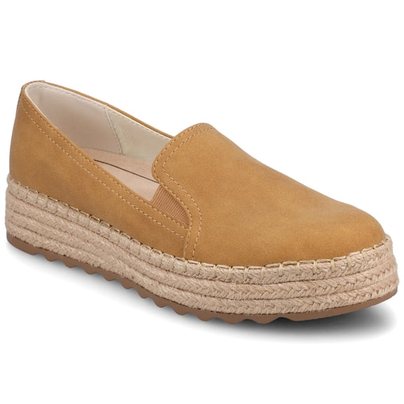 Journee Women's Catalina Slip On Round Toe Espadrilles