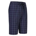 thumbnail image 2 of Men's plaid pajama pants-100% cotton soft pajama pants with pockets comfort pajama shorts for men, 2 of 4