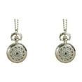 thumbnail image 3 of fastboy Scratch-proof Pocket Watch With Delicate Pattern Everyday Accurate Timing Chain Necklace Watch as shown 2Set, 3 of 6
