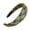 Green, variant on mdesiwst Women Headband Retro Plaid Pattern Thick Sponge Filling Soft Fabric Hair Hoop Fluffy Hairstyle Hair Accessory