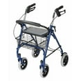 thumbnail image 2 of Drive Medical 4 Wheel Steel Rollator w/8 Casters  Basket-Loop-Red, 2 of 2