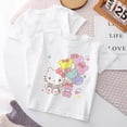 thumbnail image 2 of Camiseta con globos de Hello Kitty para niños, ropa informal de Hip Hop, Kawaii, Sanrio, Melody Kuromi, Anime, dibujos animados, Y2k, 2 of 3