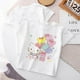 thumbnail image 2 of Camiseta con globos de Hello Kitty para niños, ropa informal de Hip Hop, Kawaii, Sanrio, Melody Kuromi, Anime, dibujos animados, Y2k, 2 of 3