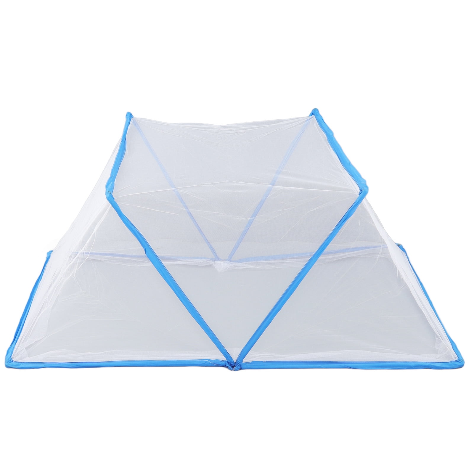 Baby Net Tent Easy To Store Portable Bedroom Bed Net Tent Transparent For Kids For Room Blue