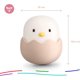 thumbnail image 4 of Luz de noche para niños - Luz de noche de pollo para bebés - Lámpara de silicona LED recargable por USB con control táctil JAMW Sencillez, 4 of 5