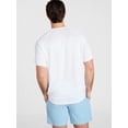 thumbnail image 5 of Athletic Works Men's Tonal Stripe Workout Shirt with Short Sleeves, Sizes XS-4XLT, 5 of 5