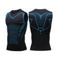 thumbnail image 2 of Mallas deportivas para hombre, chaleco para correr, secado rápido, elástico, traje de entrenamiento de baloncesto, ropa interior sin mangas para deportes de pista y campo, 2 of 6