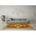 thumbnail image 3 of Ahgly Company Indoor Rectangle Persian Yellow Traditional Area Rugs, 2' x 3', 3 of 4