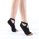 thumbnail image 4 of Calcetines antideslizantes sin dedos mujer yoga fitness Colco Calcetines de entrenamiento de baile negro, 4 of 8