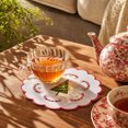 thumbnail image 6 of Cififendec Christmas Embroidered Placemat, 11.81", Christmas Scalloped Edge Table Mat for Candle Centerpiece Arranging and Tabletop Decoration, 6 of 7