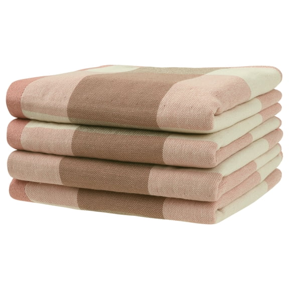 REGALWOVEN Uxcell 100% Cotton Bathroom Hand Towels Absorbent Quick Drying Towel Sets for Gym, Spa, Hotel, 14" x 30" Pink-2 4