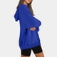 thumbnail image 5 of Puntoco Mujeres Otoño e Invierno Casual Navidad Sólido Cuello Redondo Manga Larga Jersey Blusa Sudadera tops Puntoco Puntoco-174, 5 of 7