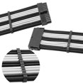 thumbnail image 3 of Extensión de cable para fuente de alimentación con peines, 24 pines, 8 pines, 6 pines, 4 + 4 pines con peines, cable de extensión de transferencia tejido de malla de algodón, 3 of 8