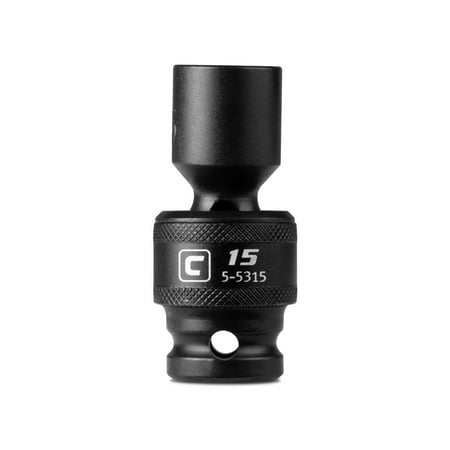 UPC: 0886352553155 | Capri Tools 15 mm Universal Impact Socket  1/2-Inch Drive  6-Point  Metric