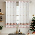 thumbnail image 6 of LSLJS Christmas Curtains 35x52" Washable Xmas Style Winter Season Theme Balls Curtains for Living Room Bedroom Window Drapes, Christmas Decorations, 6 of 6
