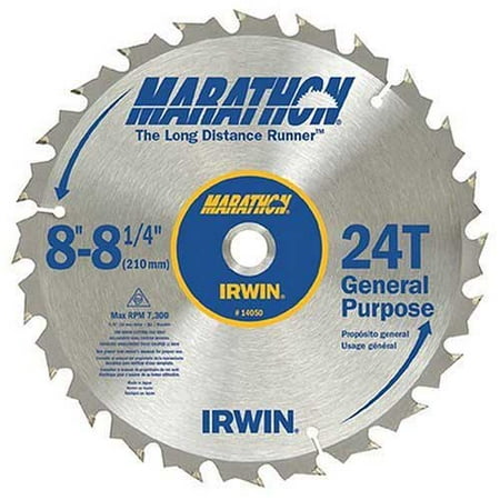 

Irwin Irwin 14050ZR Marathon Miter & Table Saw Blade 8-1/4