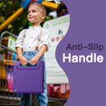 thumbnail image 3 of JETech Kids Case for iPad 10.2 Inch (9th/8th/7th Generation, 2021/2020/2019), iPad Air 3 10.5 (3rd Gen, 2019) and iPad Pro 10.5 2017, Shockproof Lightweight Tablet Cover with Handle Stand (Purple), 3 of 6